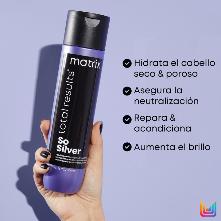 SO SILVER, CUIDADO DEL COLOR, ACONDICIONADOR VIOLETA 300 ml