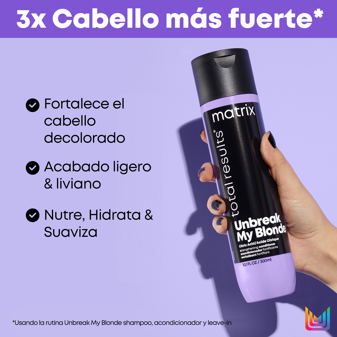 UNBREAK MY BLONDE, CUIDADO DEL COLOR, ACONDICIONADOR 300 ml