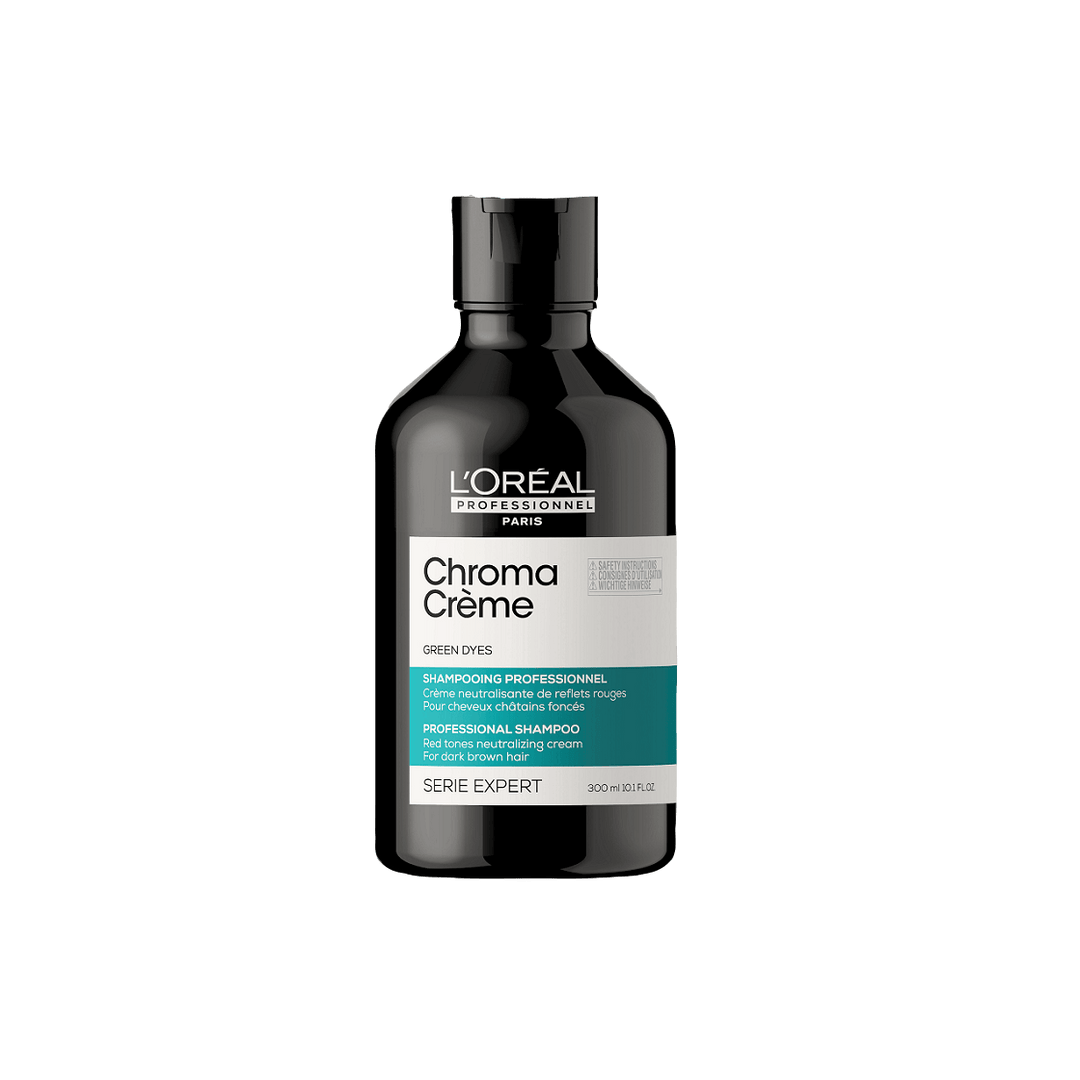 SERIE EXPERT, CHROMA CREME, SHAMPOO MATIZADOR VERDE 300ml