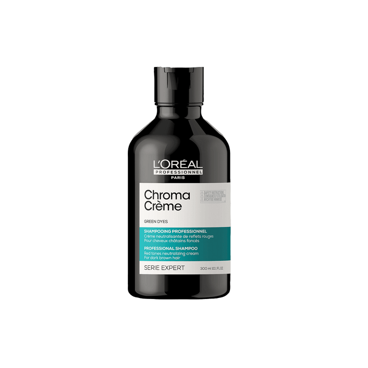 SERIE EXPERT, CHROMA CREME, SHAMPOO MATIZADOR VERDE 300ml