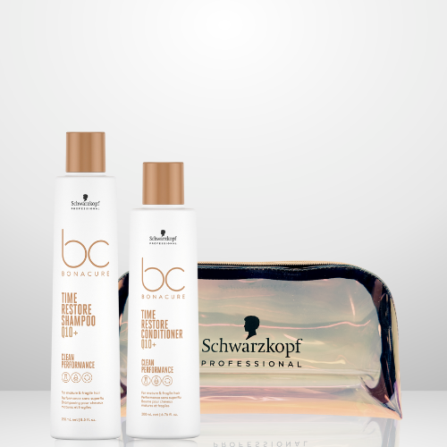 PACK BC Q10 TIME RESTORE SHAMPOO  +  ACOND + ESTUCHE