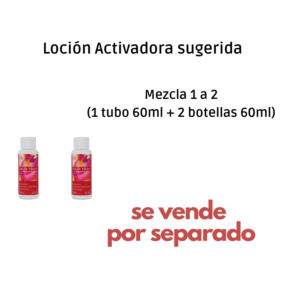 COLOR TOUCH - ROJOS - Coloración Demi Permanente SIN Amoníaco - 60ml