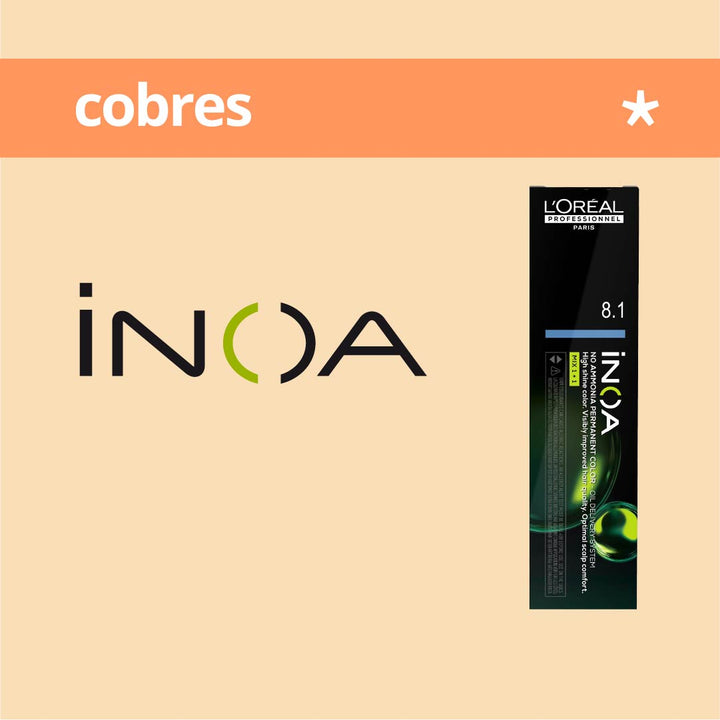 INOA - COBRES - Coloración Permanente SIN Amoníaco - 60ml