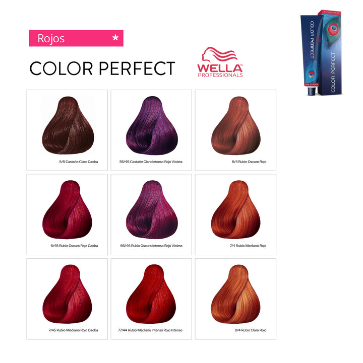 COLOR PERFECT - ROJOS - Coloración Permanente - 60ml