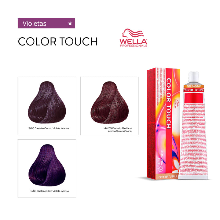 COLOR TOUCH - VIOLETAS - Coloración Demi Permanente SIN Amoníaco - 60ml