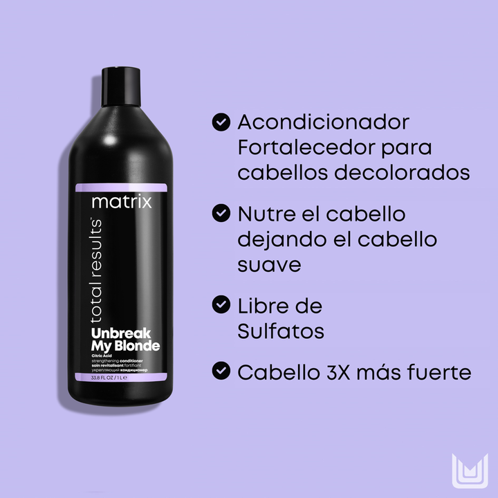 UNBREAK MY BLONDE, CUIDADO DEL COLOR, ACONDICIONADOR 1000 ml