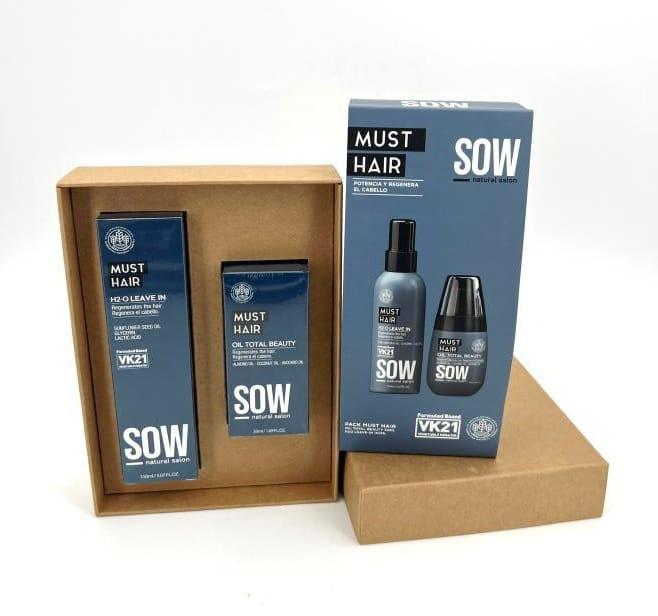 PACK MUST HAIR, OIL TOTAL BEAUTY 50ml + LEAVE IN