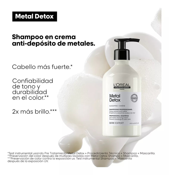 SERIE EXPERT, METAL DETOX, SHAMPOO 500ml