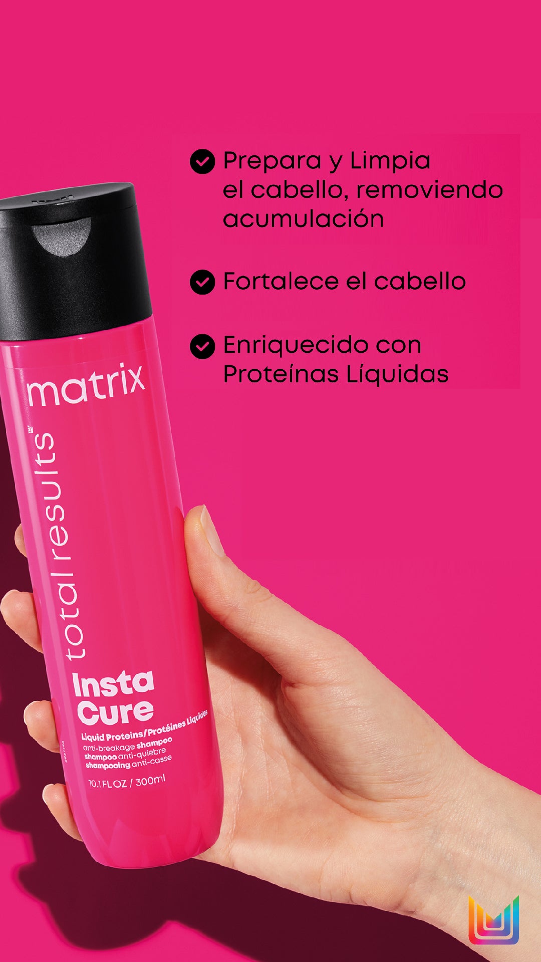 INSTACURE REPAIR, REPARACIÓN, SHAMPOO ANTI QUIEBRE 300 ml